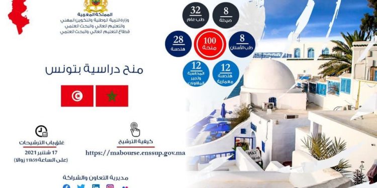100 منحة دراسية بتونس متاحة الآن لفائدة الطلبة المغاربة