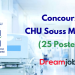 Concours de Recrutement CHU Souss Massa 2021 (25 Postes)