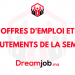 Offres d’Emploi et Recrutements de la Semaine – S11 2022