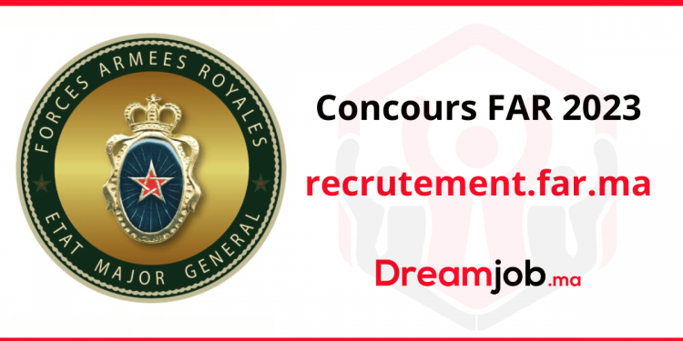 Concours Forces Armées Royales FAR 2023