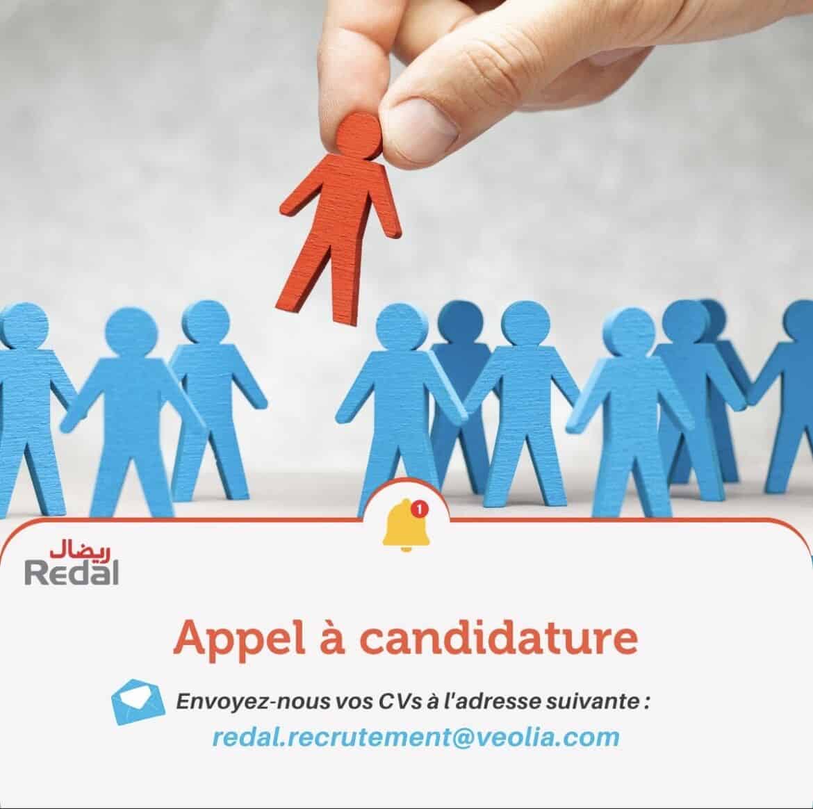 Redal recrute Plusieurs Profils